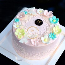 (Official website delivery) MCAKE Alice flower border cream raspberry birthday cake Shanghai Beijing Hangzhou Suzhou