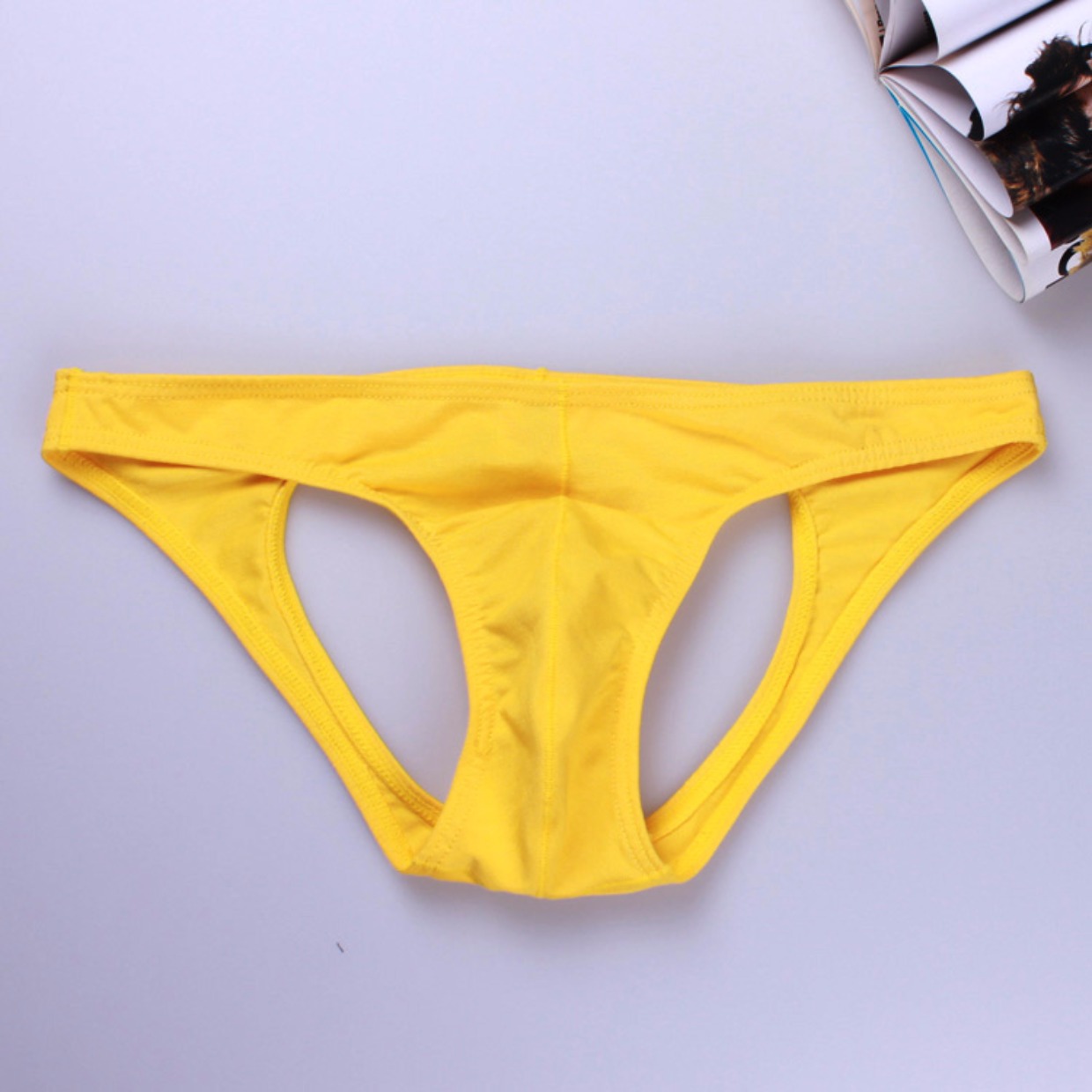 Quần cotton nam mông mông thong đồ lót eo thấp gợi cảm U lồi lõm thể thao đôi quần vui vẻ T quần thật bắn g quan sip nam
