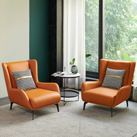 Два стула, один стол [Light Luxury Orange] Увеличьте версию