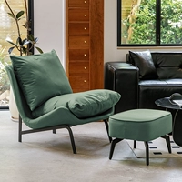 Ретро-зеленый + педали [износостойкая кожа от кошачьих царапин] - кукольный хлопок