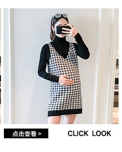 Bà bầu mùa thu đầm dài 2018 mới thời trang Hàn Quốc áo len sọc ngang cổ chữ V áo bầu đẹp