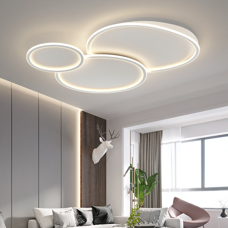 Nordic modern led atmosphere Living room suction ceiling lights net red ins new bedroom room light minimalist Creative Dining Room Lamp