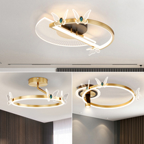 Nordic light and luxurious Bedrooms Ceiling Lights Modern Minima Restaurant Living-room Lights Nets Red Teenage Butterfly Room Lamps