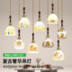 Symphony shell retro bar antique style restaurant chandelier