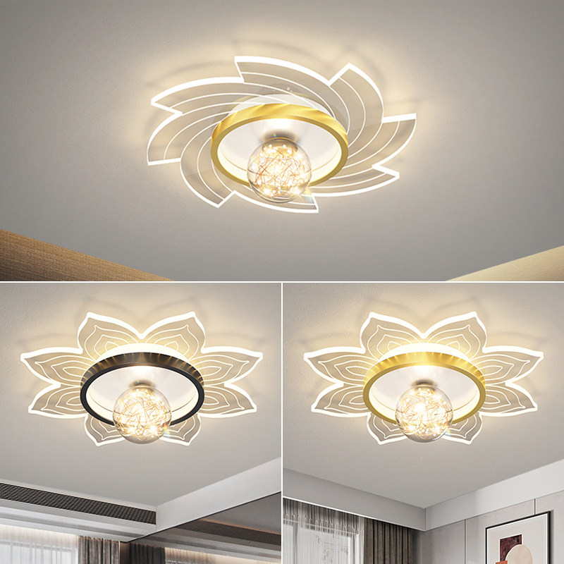 Modern minimalist LED full Star bedroom suction light net red new personality Living room Dining Room Lamp Home Room Light