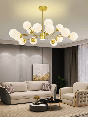 Скандинавский современный креативный светильник для гостиной для спальни, люстра, легкий роскошный стиль, популярно в интернете
