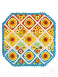 sunflower flower blanket