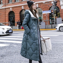 European Station European Goods High-end Atmosphere Big over knee Lean Sweetness And Wind Down Clothing Women Boomers Super Long