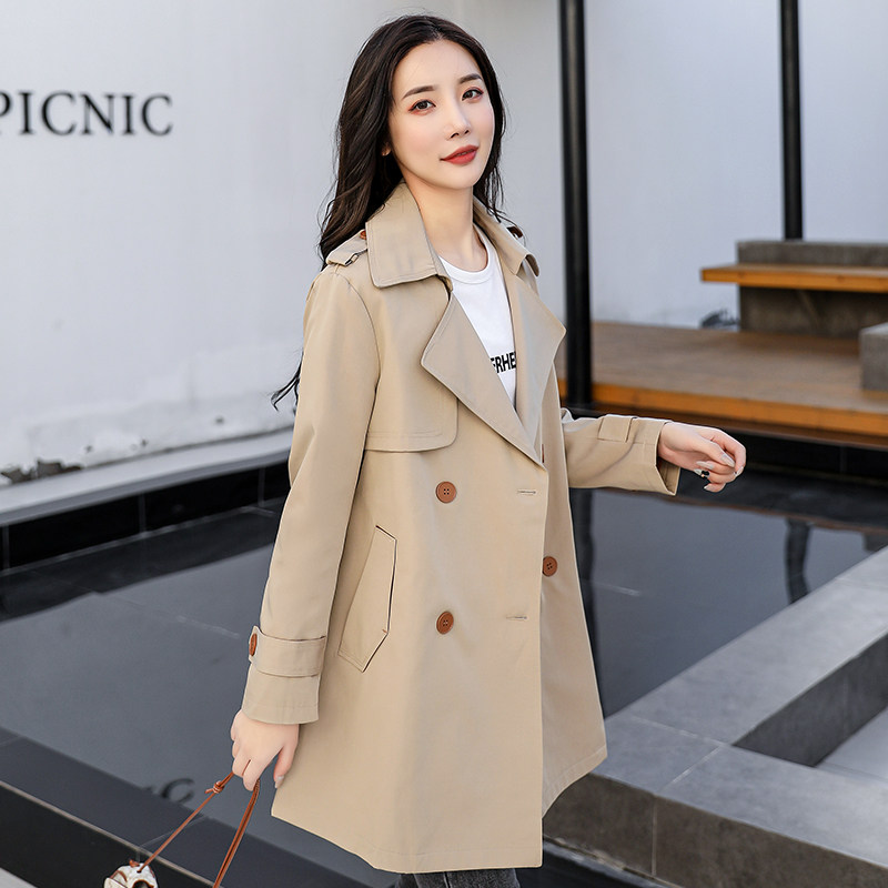 2022 New Early Spring Akio Mrs. Superior Sensation Jacket Early Autumn Euro-Goods Windjersey Woman Mid high-end atmosphere