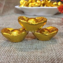5 Jin Yuanbao chocolate gold ingot non-sandwich chocolate wedding candy baking cake decoration snacks