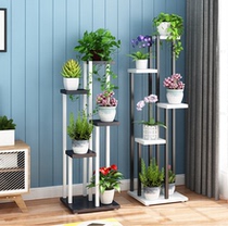 Desktop high-class elegant large trend lobby decoration green rose living room Floor-to-ceiling flower table flower pot rack Jane European