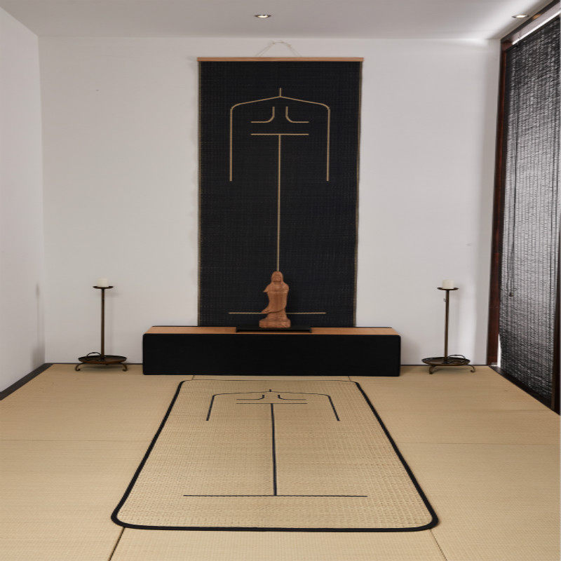 Empty word big prayer mat top salute mat prostrate big head Natural grass scent light and elegant gifts from nature