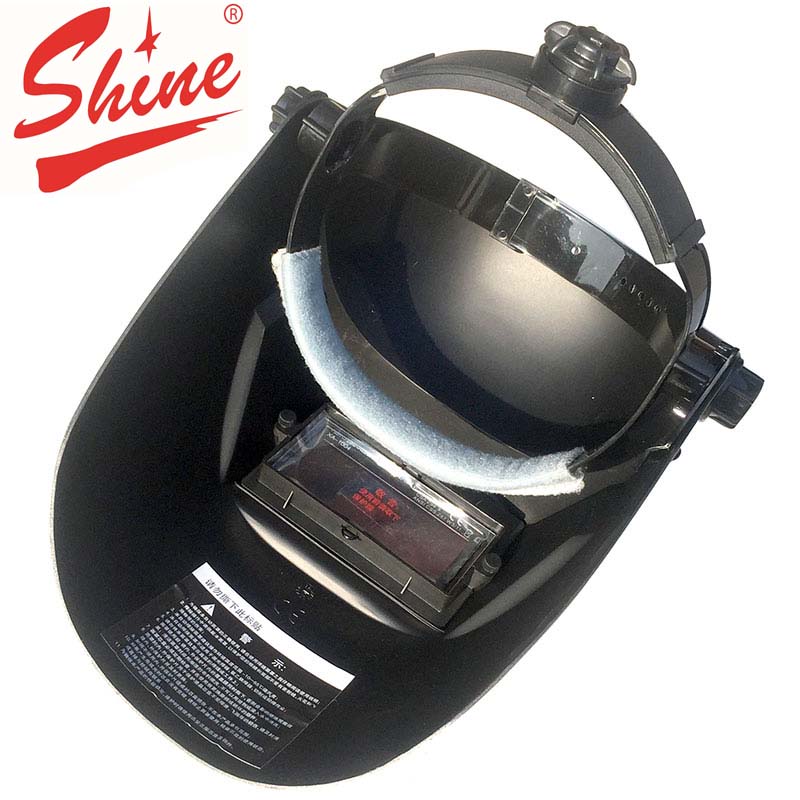 電焊面罩熱銷Shine/迅安AS-108自動變光面罩XA-1004芯盒氬弧焊變色電焊帽