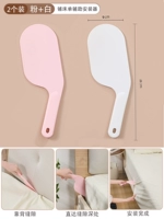 [Толстый материал ABS] розовый+белый [2 установка]