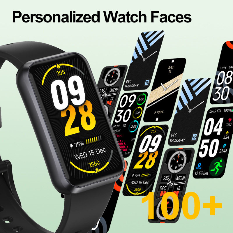 Waterproof Smart Sports Bracelet for Men 2025 New Model Sleep Health Monitoring Heart Rate Blood Oxygen Watch for Men and Women Couples