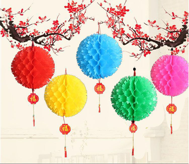 Shop Holiday decoration Wedding plastic flower ball Birthday Kindergarten corridor pendant Wedding pendant Hotel mobile phone
