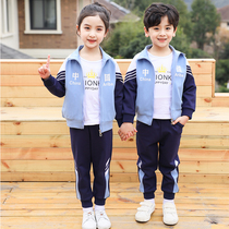 Elementary school uniform suit kindergarten garden uniform spring and autumn clothing childrens class uniform baseball uniform Chinese style sportswear customization