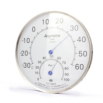 Virtue time temperature and humidity meter TH802A warehouse industrial temperature and humidity meter precision imported movement high precision 25CM