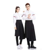 Autumn New hairdressing assistant set KTV bar nightclub overalls tide hair salon fashion salon men and women
