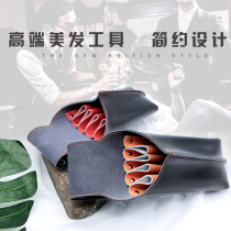 Hairdressing kit hairdresser pet shop beautician multifunctional scissors running bag hair cutting bag leather satchel bag