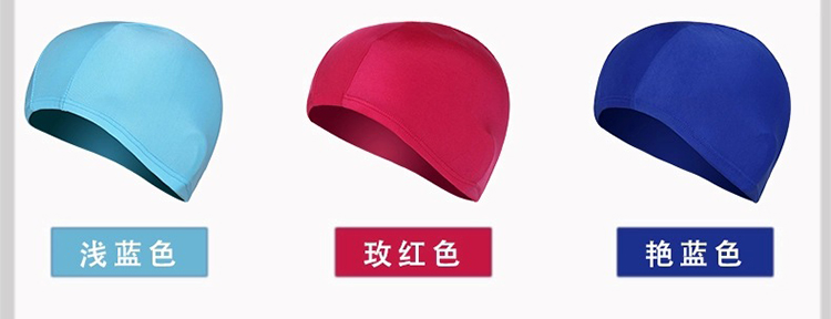 Mũ bơi nam dành cho người lớn silicone lớn vải nylon tai protector lỏng không thấm nước chuyên nghiệp đàn hồi bơi swim surge cap mắt kính bơi