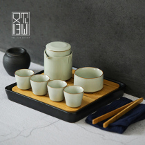 See also return to the heart Ruyao Express cup Portable travel tea set One pot three filter inner pot tea pot