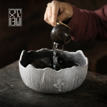 See also return to the heart silver bag Porcelain tea wash Sterling silver ceramic wash teacup King size tea ceremony household thickened Zen water Meng