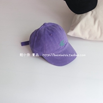 2020 Autumn New Korean children boys and girls baby soft waxy letter duck tongue hat tide
