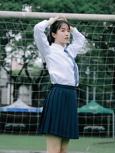 Японская летняя осенняя студенческая юбка в складку, форма для школьников, комплект, короткий рукав, для средней школы, полный комплект