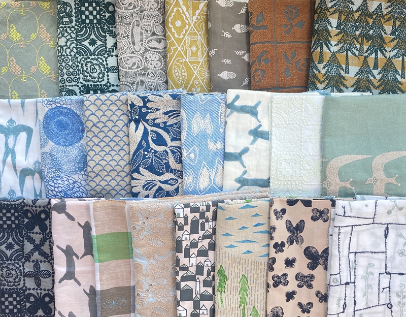 【Whole Fabric Collection 1】Authentic Minagawa Akira Mina Perhonen Japanese Imported Fabric Material 【Whole Fabric Collection 1】Authentic Minagawa Akira Mina Perhonen Japanese Imported Fabric Material