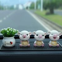 Золото [семейный портрет 3 свиньи]+[белый благоприятный фрукт]+[Большой алмаз]