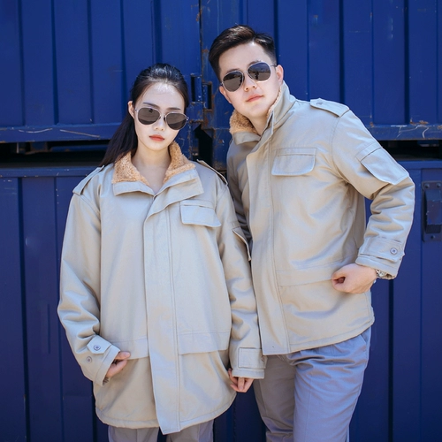 Зимний удерживающий тепло пуховик для работы, увеличенная толщина, рабочая одежда