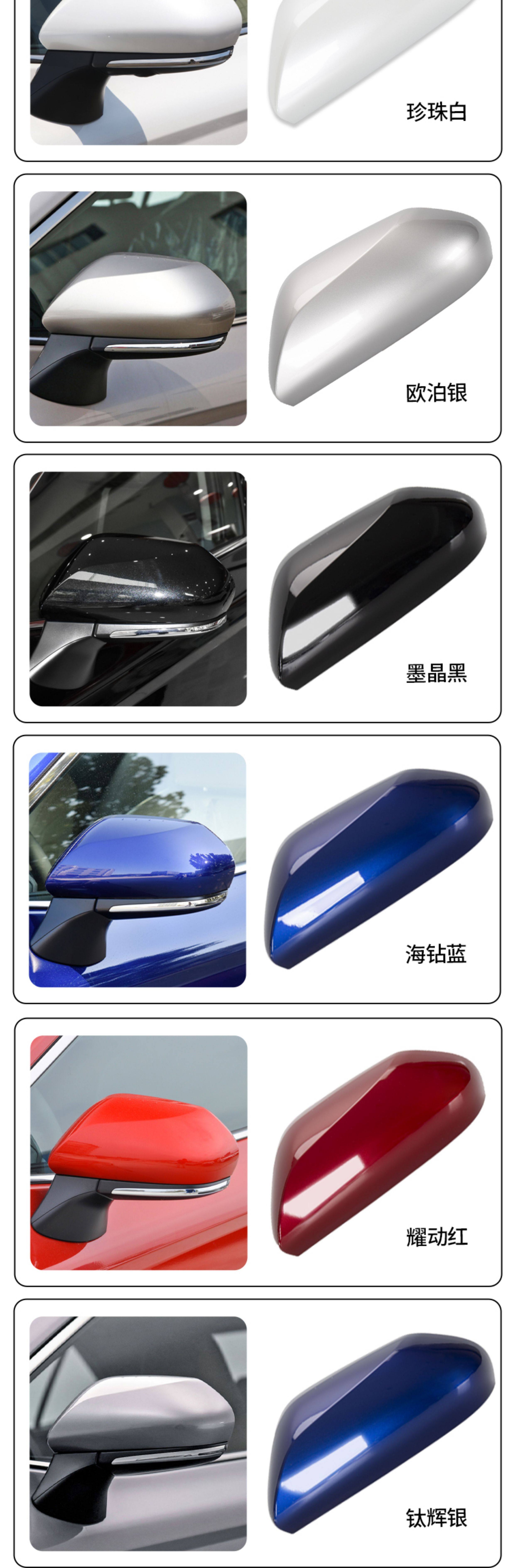 Suitable for 18 19 22 Camry rearview mirror shell eight generation Camry rearview mirror rear cover turn light lens