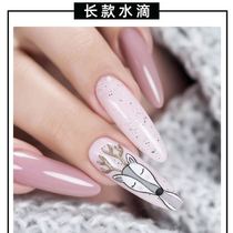 240 pieces of nail art free of engraving non-cutting ultra-thin armor piece long and short ballet half frosted full patch half patch 100 piece