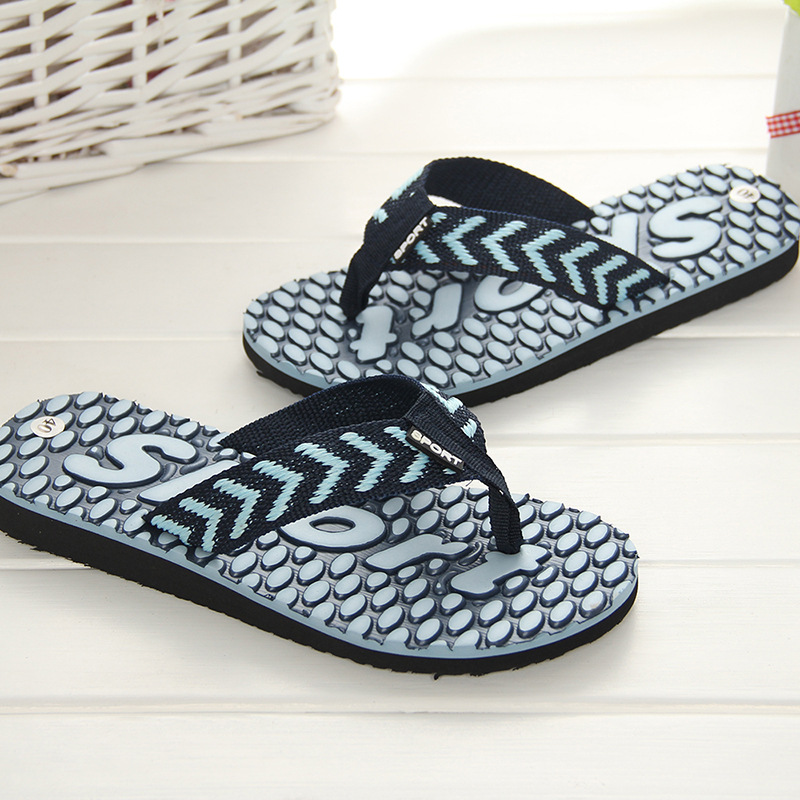 2017 người đàn ông mới của mùa hè cá tính flip-flops kéo vỏ nhỏ với cùng một bãi biển giày dép nam