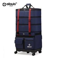 Флагманская модель [новая сверхлегкая пленочная ткань - нижняя часть ПК + съемная конструкция с пятью колесами] Темно-синий