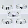Naruto cartoon 999 pure silver ring Kakashi Naruto Sasuke Gaara student personalized gift for men and women