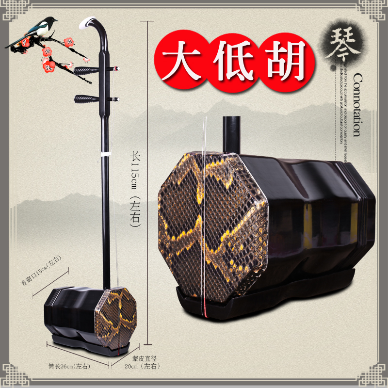 苏州大胡缅甸黑酸枝低胡！考级演奏神器，音色绝了！这琴不买真的亏哭