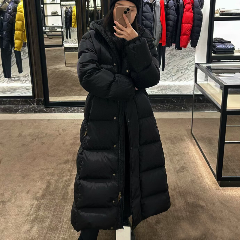 2026 New Model Chamer Second Generation Fugitive Princess Women's Thickened Goose down Slim Long down Coat Jacket 2026 New Model Chamer Second Generation Fugitive Princess Women's Thickened Goose down Slim Long down Coat Jacket