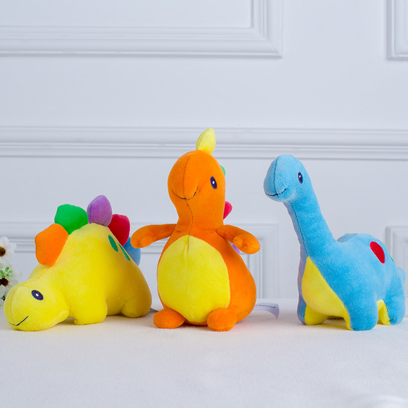Tyrann plush toy small dinosaur doll sword dragon baby ringing bell toy 0 - 1 - 4 years old