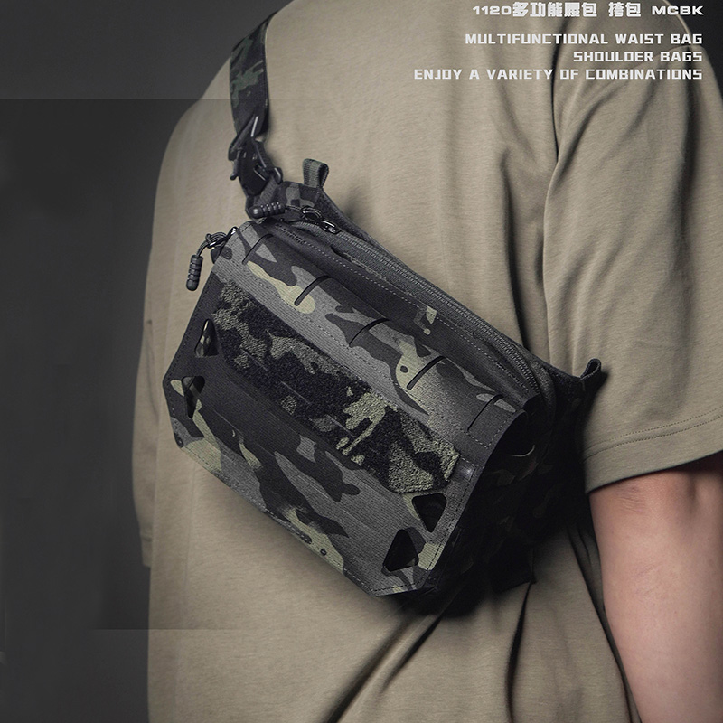 25年最新DMGear 1120X战术腰包评测｜通勤迷彩胸挂+挎包多用法种