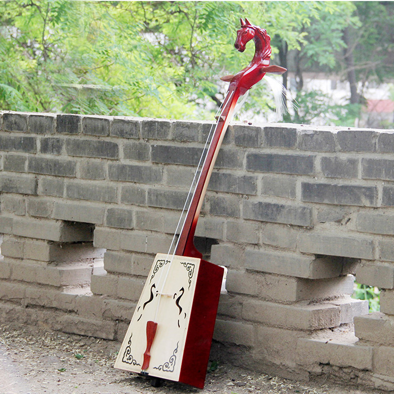Vatican Nest Troupe Band Mahogany Fingerboard Mongolian Matouqin Musical Instrument Manufacturers Promotion Gift Piano Bag Piano Code Rosin Strings