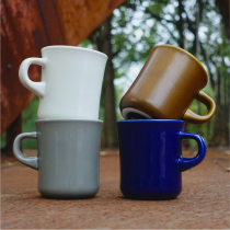 Japan imported kinto Slow coffee quality series Classic ceramic Mark coffee cup handmade solid color