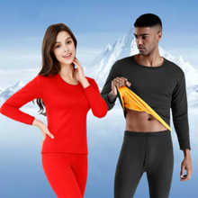 保暖内衣套装情侣款加绒加厚秋冬圆领两件套