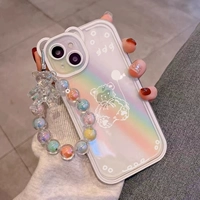 Apple, брендовый радужный совместимый iPhone 14, чехол для телефона, прозрачный защитный чехол XS Max, браслет, 14promax, легкий роскошный стиль, iphone, 12, женский стиль, защита при падении