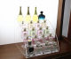 Acrylic perfume storage box Makeup and skin care products Multi-layer storage dressing table step-type finishing display stand large size