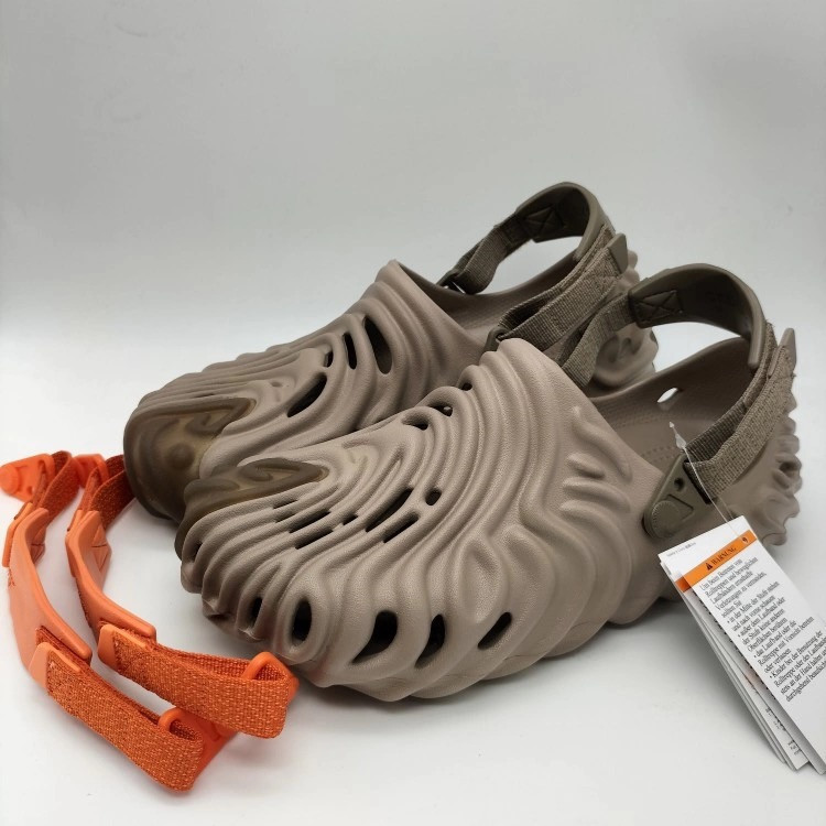 Fingerprint Crocs Shoes for Men and Women, Casual Beach Shoes for Couples, Fashionable Toe-Toe Sandals