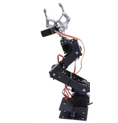 Factory direct sales 6 degrees of freedom three-dimensional rotating robotic arm mechanical mobile phone robot smart car accessories