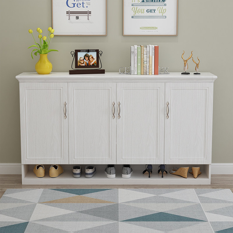 Aluminum alloy shoe cabinet waterproof sunscreen outdoor balcony large capacity free installation home door shoe rack locker foyer cabinet