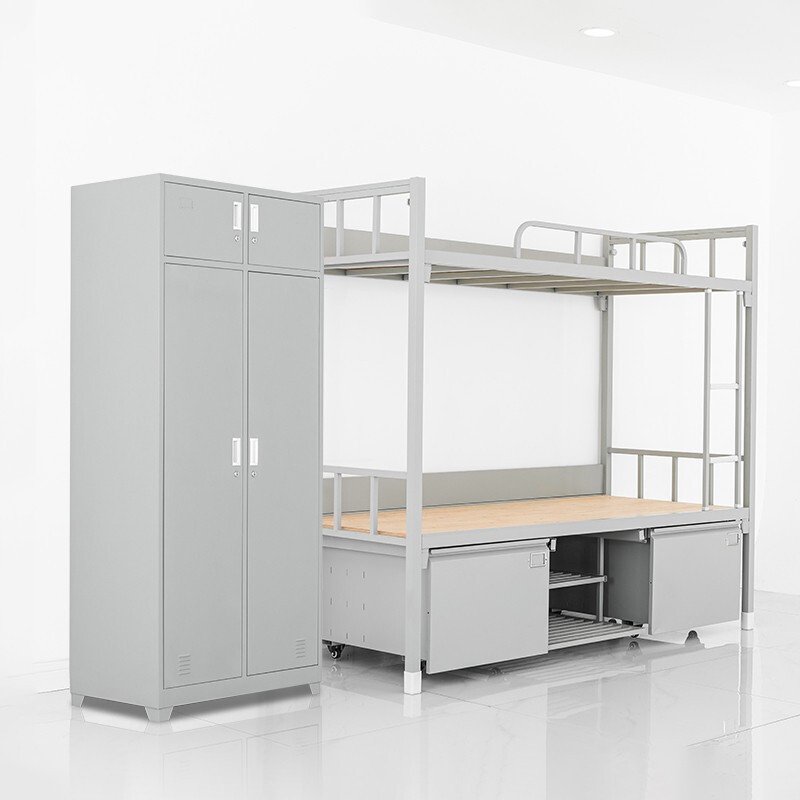 14 Types of Standard Bunk Beds, Single Beds, Double Iron Frame Beds, Camp Equipment, Study Desks and Chairs, Dormitory Wardrobes, Steel, Thickened